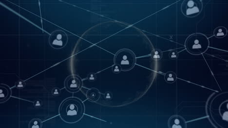 network of connections and data processing
