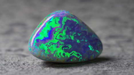 vibrant iridescent opal gemstone macro
