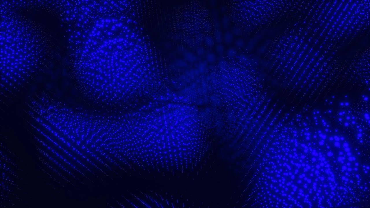 Sfondo Blu Astratto con Stelle e Galassie