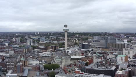 drone shot orbiting radio tower 01