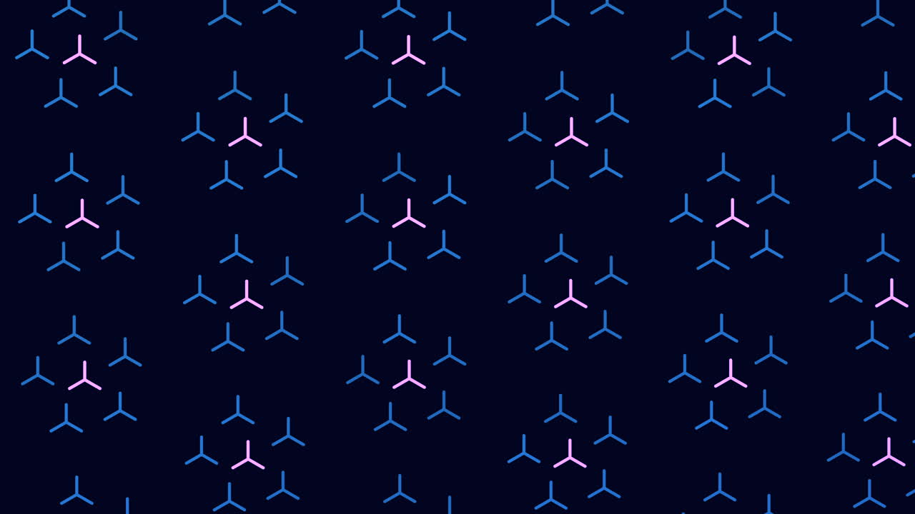 Diagonal blue and purple geometric pattern with overlapping shapes