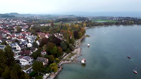 wasserburg am bodensee y el lago de constanza, alemania