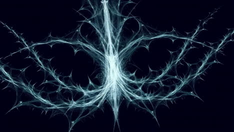 ethereal glowing abstract network pattern