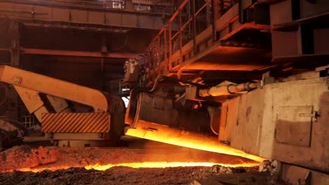 steel production in a factory