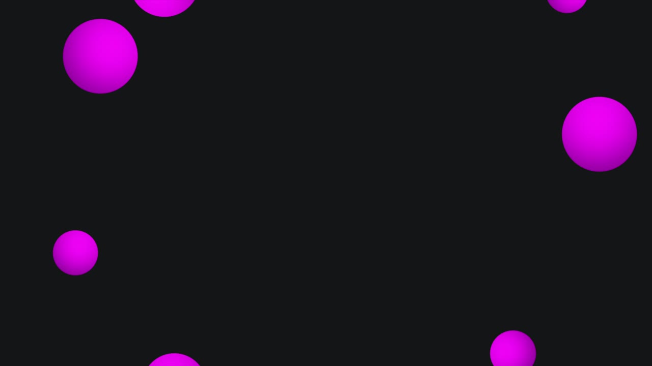 círculos geométricos púrpuras sobre un fondo negro