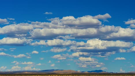 lapso de tiempo del desierto de mojave de la ciudad de california