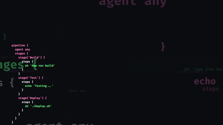 Software Entwicklungspipeline Skriptschreiben im Code Editor