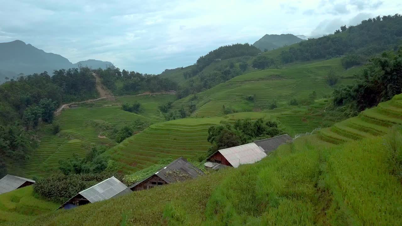 Breathtaking rice plateau in Sapa Vietnam