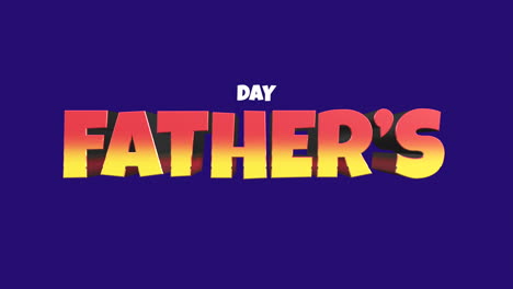 Cartoon-orange-Fathers-Day-text-on-purple-gradient