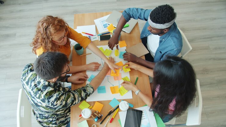 Sessione di brainstorming di squadra