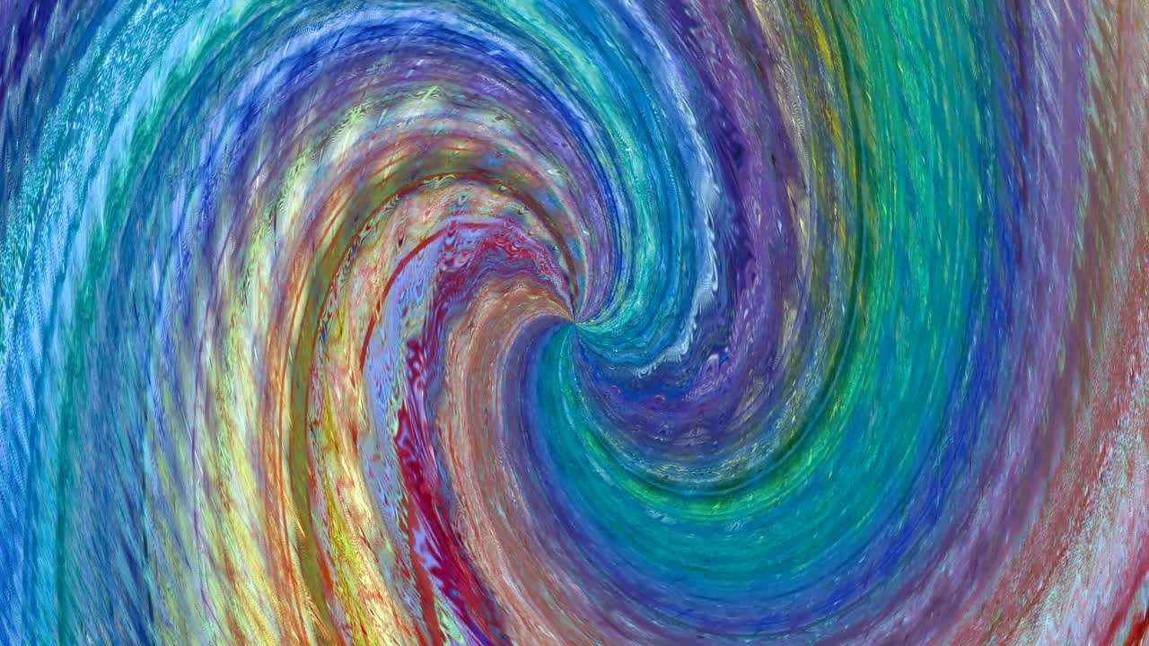 추상적인 회전 흐릿함과 다채로운 배경 루프.