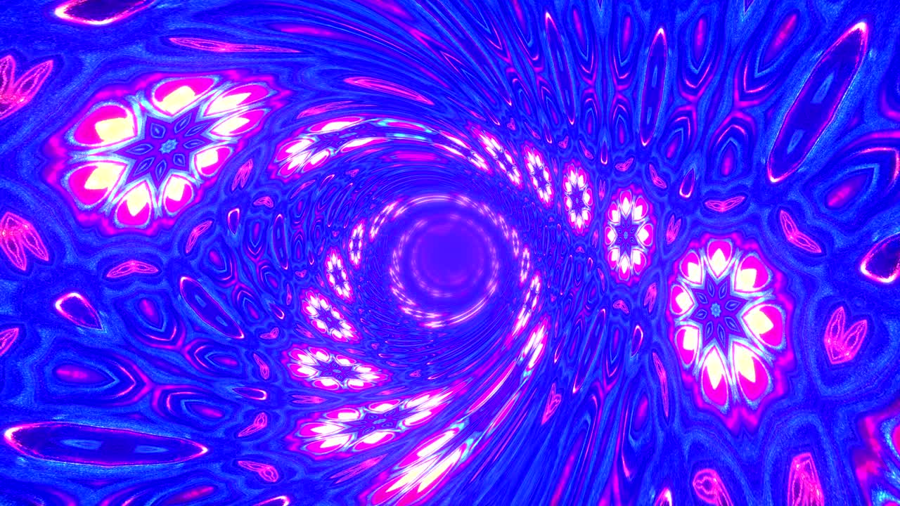 fondo de túnel animado en 4k
