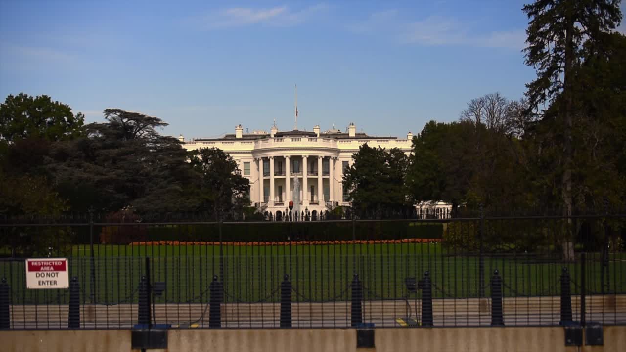White house, oval cabinet view.