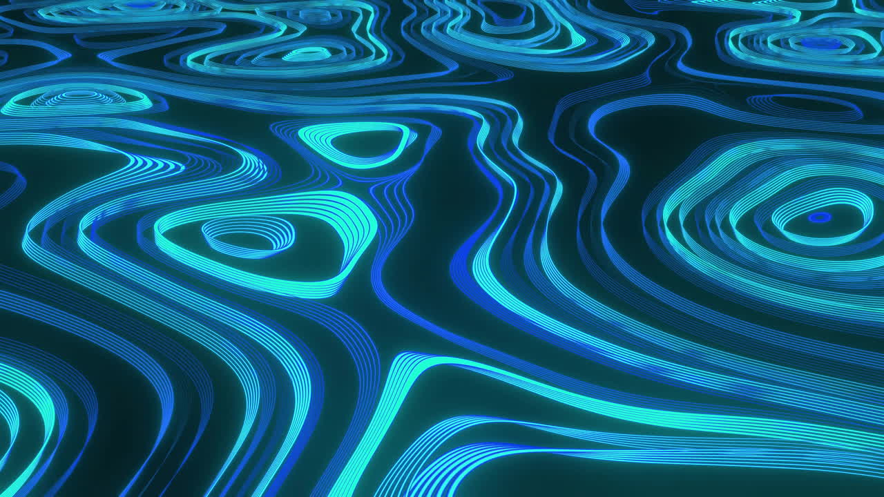 Animation of colourful moving liquid background
