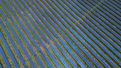 Vista-De-Pájaro-De-Una-Estación-De-Paneles-Solares-En-Pereira-Barreto,-Sao-Paulo,-Brasil