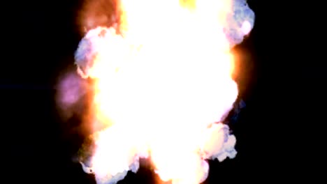 digital particle animation of cosmic explosions