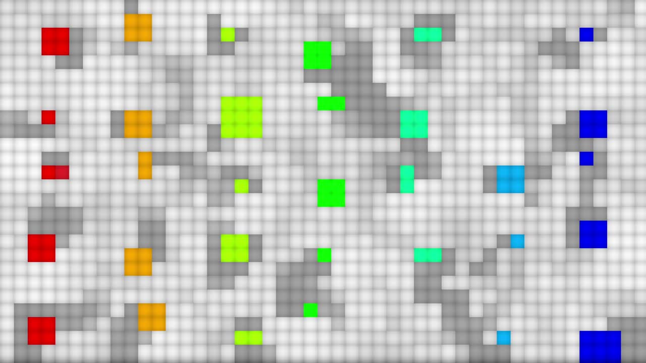 animación de fondo abstracta - cuadrados de colores en movimiento