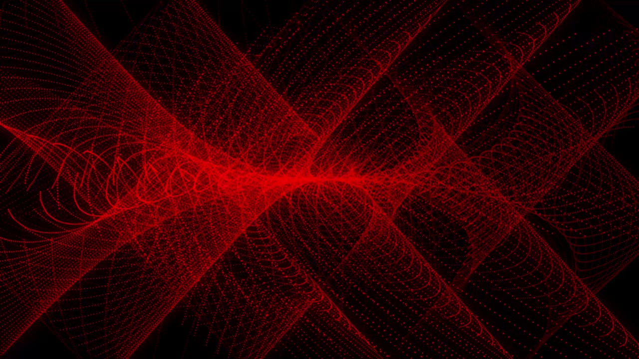 patrón de forma de punto rojo animación gráficos de movimiento
