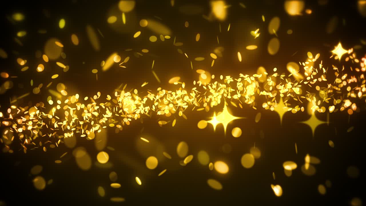 움직이는 불빛, 초점을 잃은 반사, 루프 가능한 보케 배경