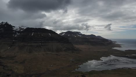 iceland landscape aerial drone footage