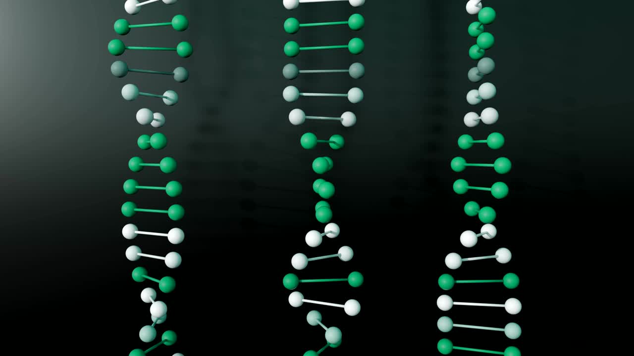 4k 추상 dna 이중 나선