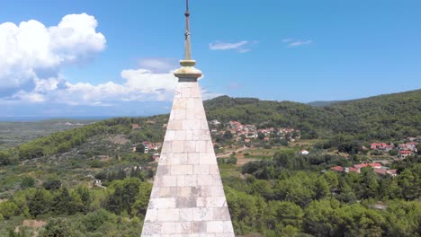 clock tower on stone church building in europe