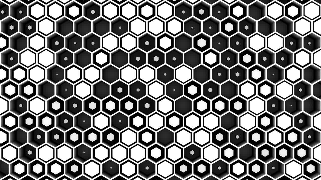 el fondo de los hexágonos