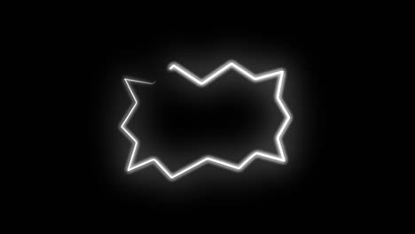 abstract seamless 4k video animation. video animation of glowing neon arrows on a black background.