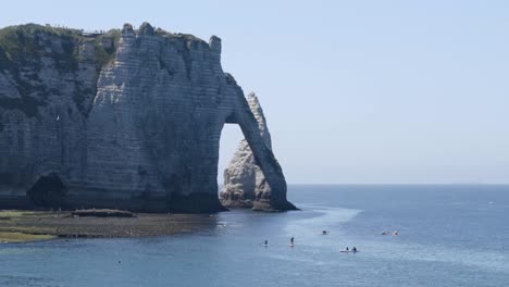 etretat, france: stunning cliffs and sea arch