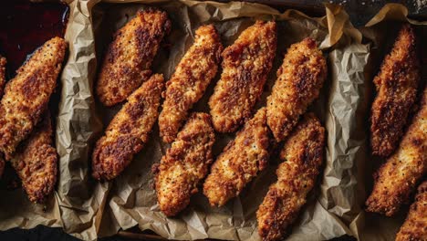 crispy oven-baked chicken strips