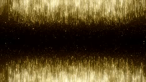 particles gold glitter bokeh award dust abstract background loop