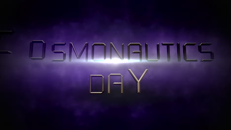 Cosmonautics-Day-with-purple-light-of-stars-and-clouds-in-dark-galaxy