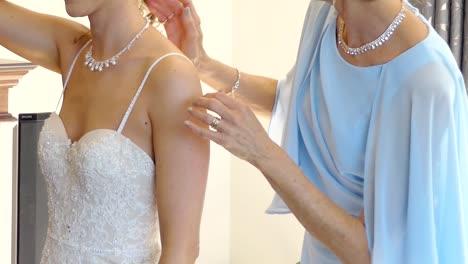 closeup-shot-of-woman-purse,-handbag,-necklace,-ear-ring-and-wedding-accessories