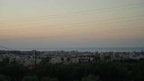 old malia creta sunset view by sunset