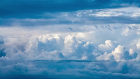 beautiful clouds in motion timelapse