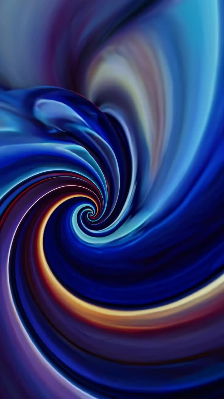 Dynamic swirl of vibrant colors creating a vortex effect, viewed from a top-down angle