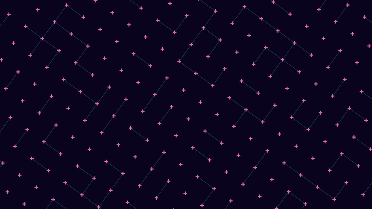 Blue and black circle grid pattern on black background