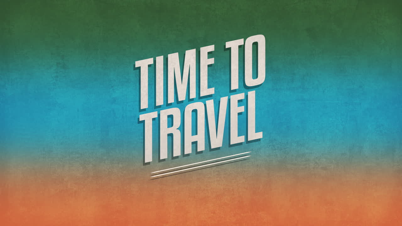 그런 지 질감에 여행하는 시간