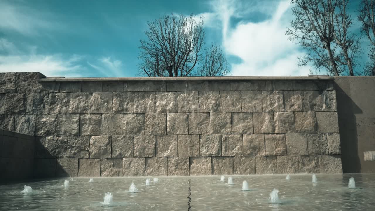 Ara Pacis fountain in Rome