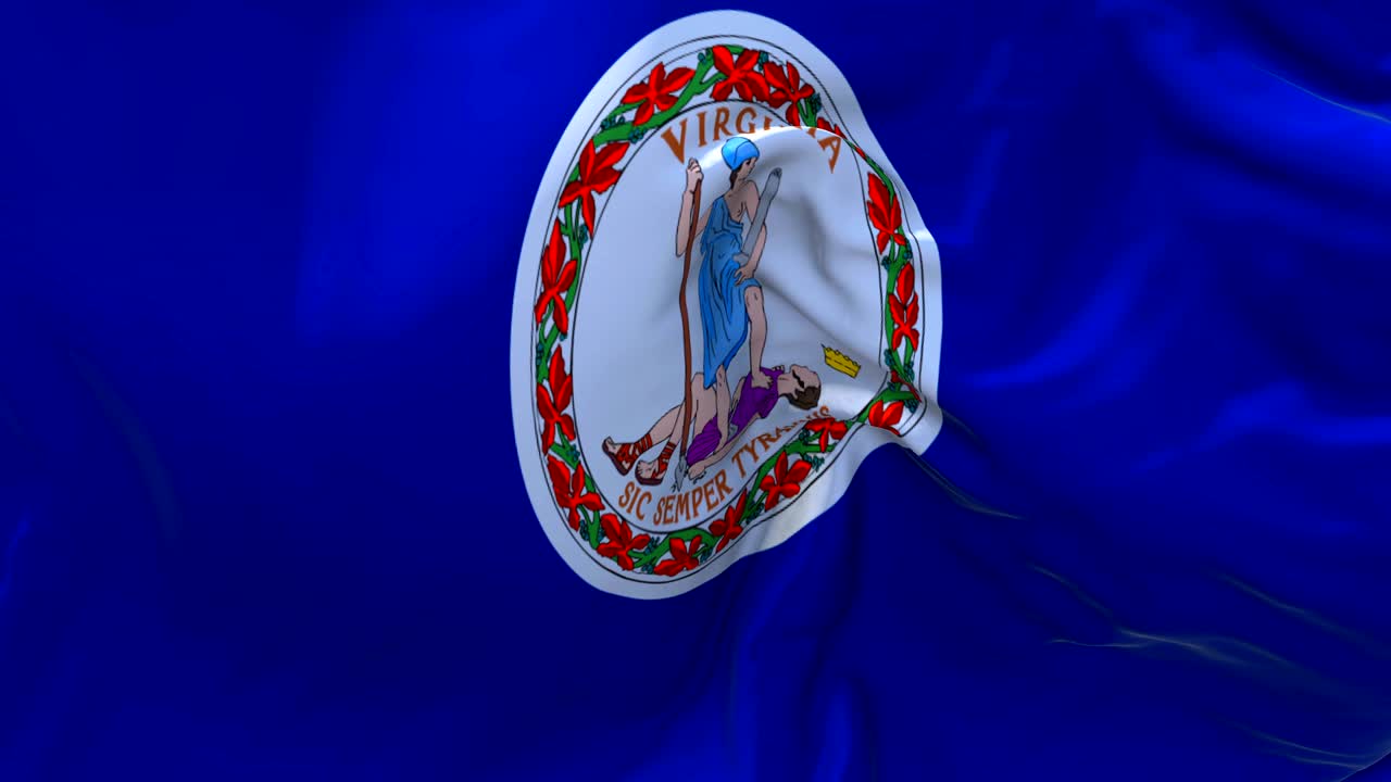 버지니아 발은 바람에 느린 동작 애니메이션 4k 현실적인 직물 질감 발 부드럽게 바람 날 연속적인 원활한 루프 배경에 불어.