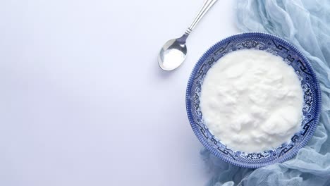 cuenco de yogur