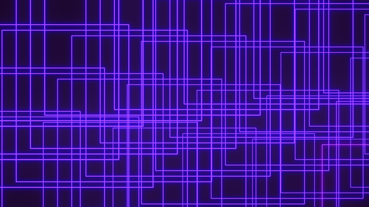 Purple grid futuristic lines on black background