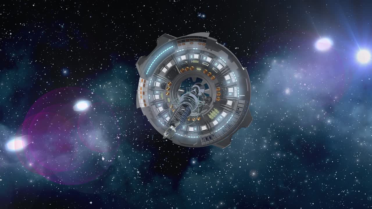 estación espacial para el almacenamiento de asteroides