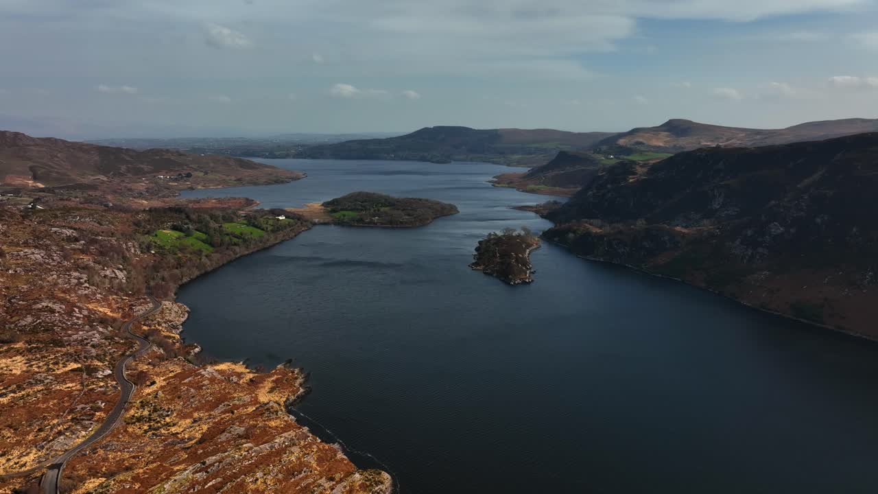 Lough Caragh, Kerry, Irlanda, marzo de 2022.