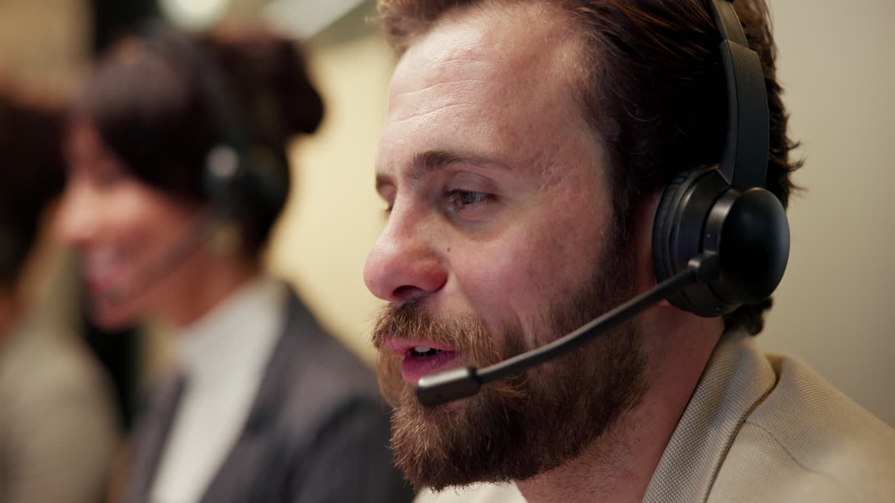 Call Center Representatives at Work