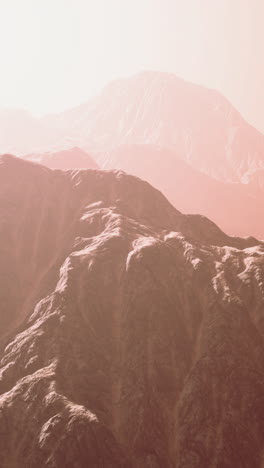 misty mountainscape