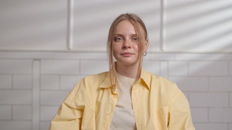 young woman meditating