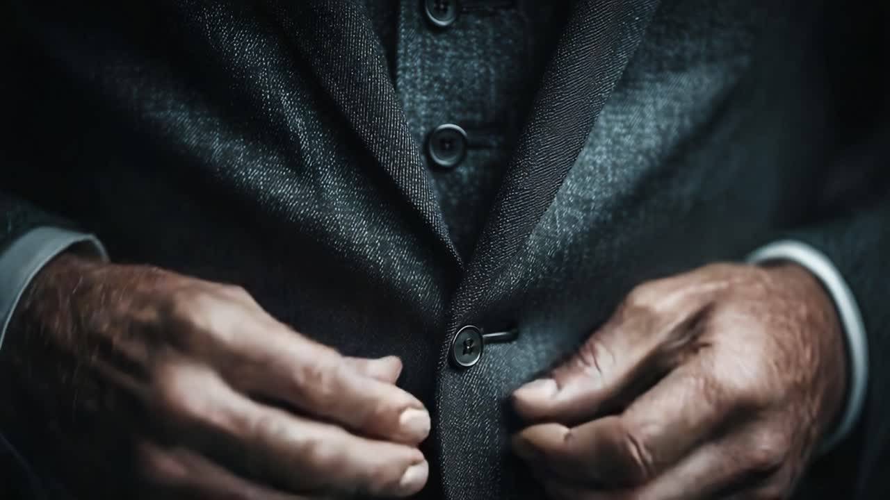 En nærbillede hyldest til sartorial elegance: En undersøgelse af de indviklede detaljer i et skræddersyet jakkesæt med ekspertfokus på stil og håndværk