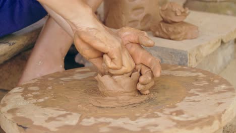 handmade pottery creation