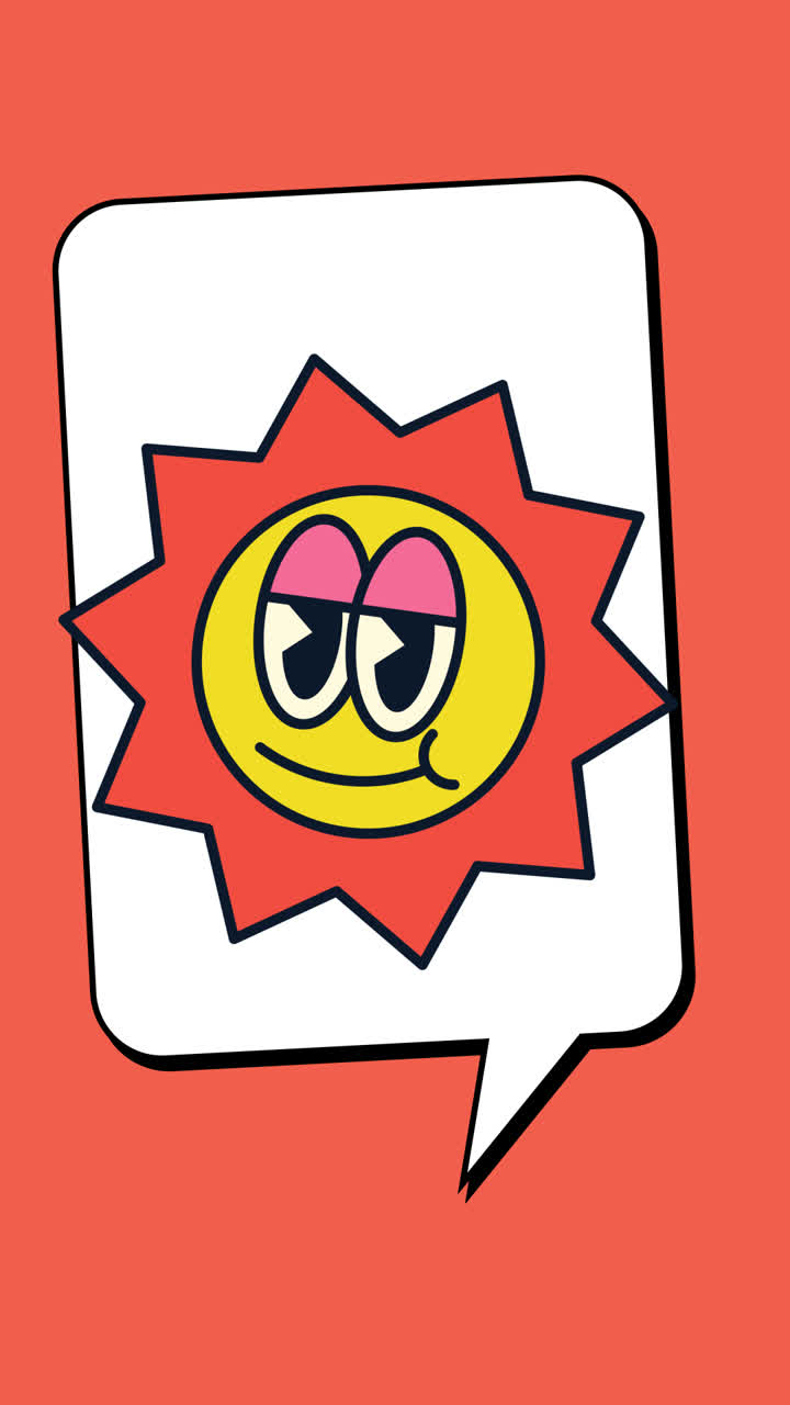 Big Sale 50% Off Promotional Graphic with Cartoon Sun